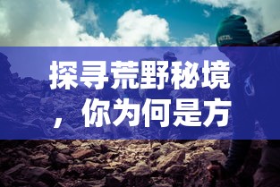 探寻荒野秘境，你为何是方舟生存进化终极幸存者——揭秘生存技巧与战略应对